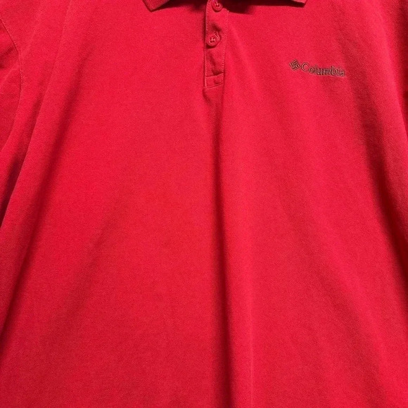 Columbia Red Polo Shirt - Picture 3 of 4